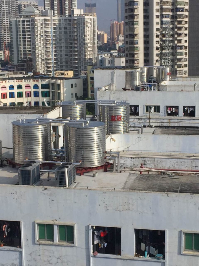 海南師范大學(xué)金鵬公寓空氣能熱泵熱水工程